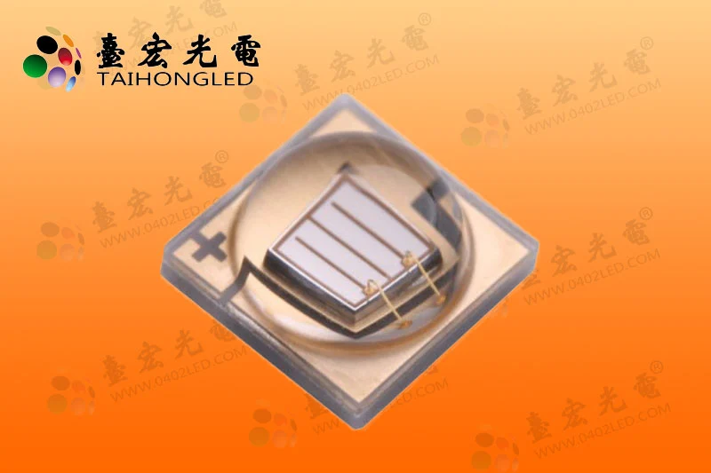 大功率led灯珠，3535陶瓷紫光-1-3W-700mA-395-405NM-贴片LED