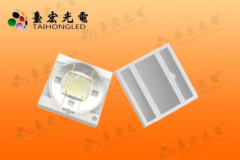 3535贴片led灯珠，3535陶瓷 翠绿色1-3W 700mA 520-530NM 贴片LED